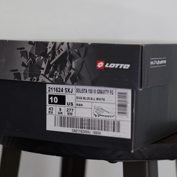 Lotto Solista 100 III Gravity FG Soccer Cleats - Blue main image 7